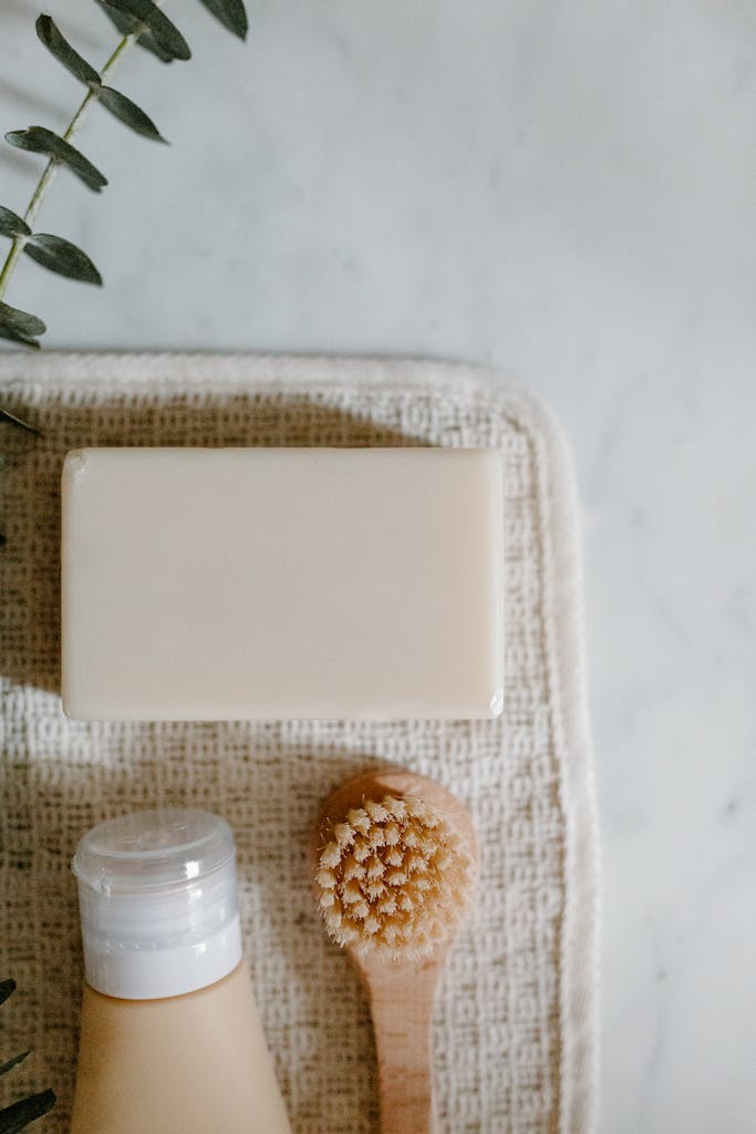 Top View of Bar Soap